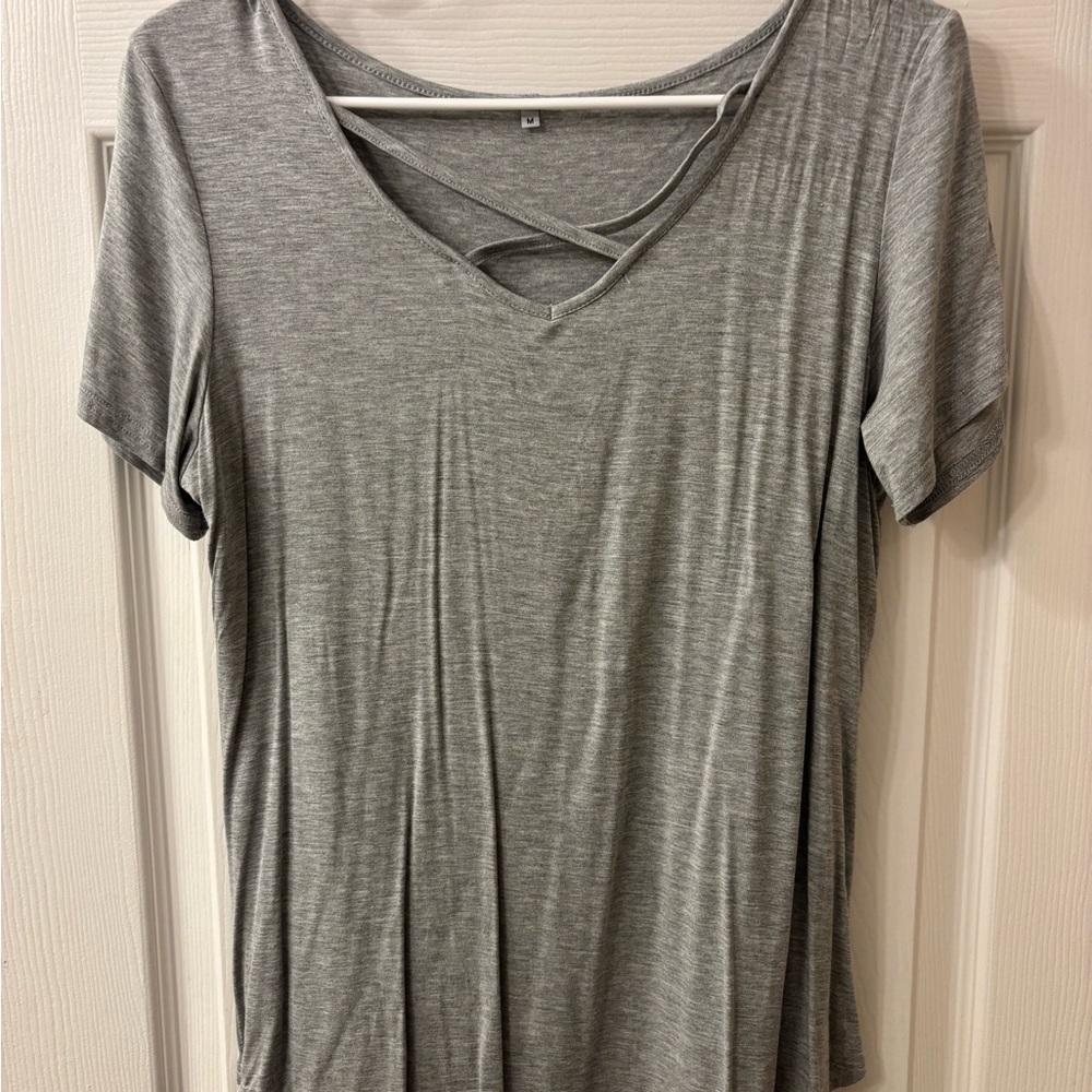 Gray Women's Top